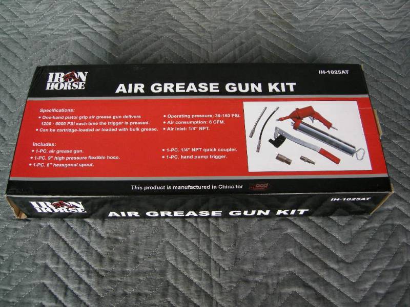 Iron Horse Air Grease Gun Kit