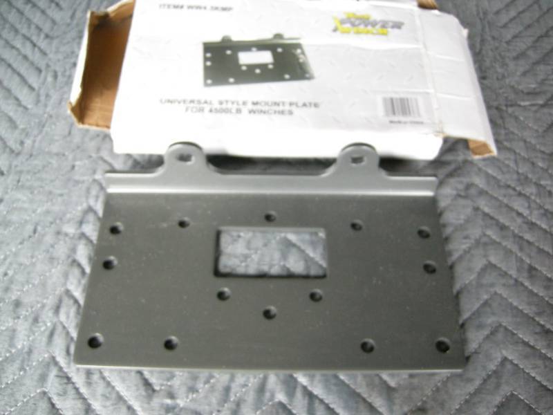 Wood Power Universal Style Winch Mount Plate