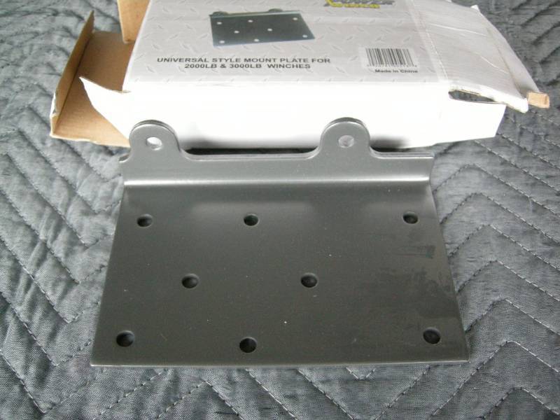 Wood Power Universal Style Winch Mount Plate