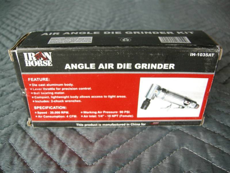 Iron Horse Angle Air Die Grinder