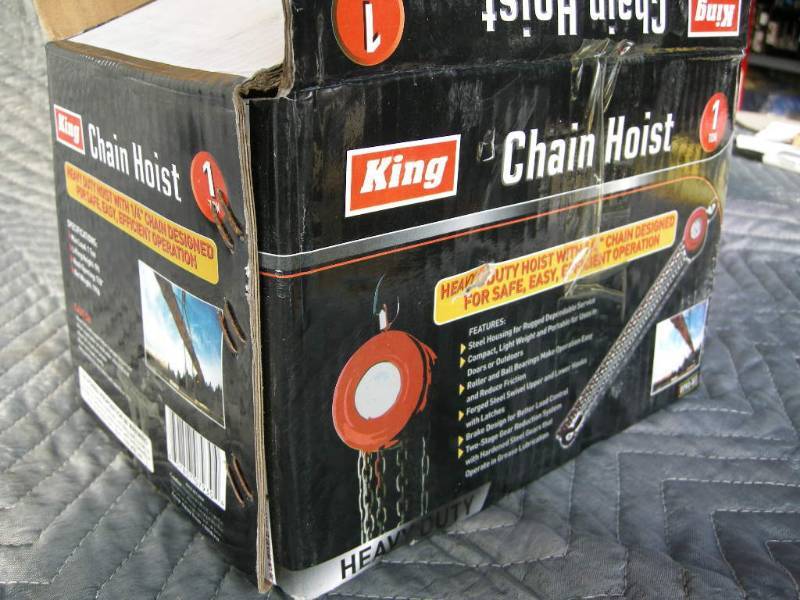 King 1 Ton Chain Hoist