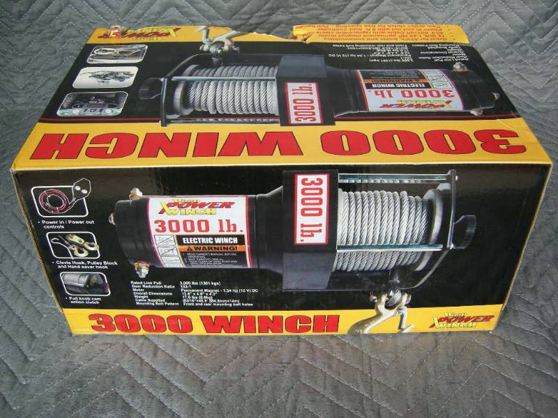 Wood Power 3000lb Winch