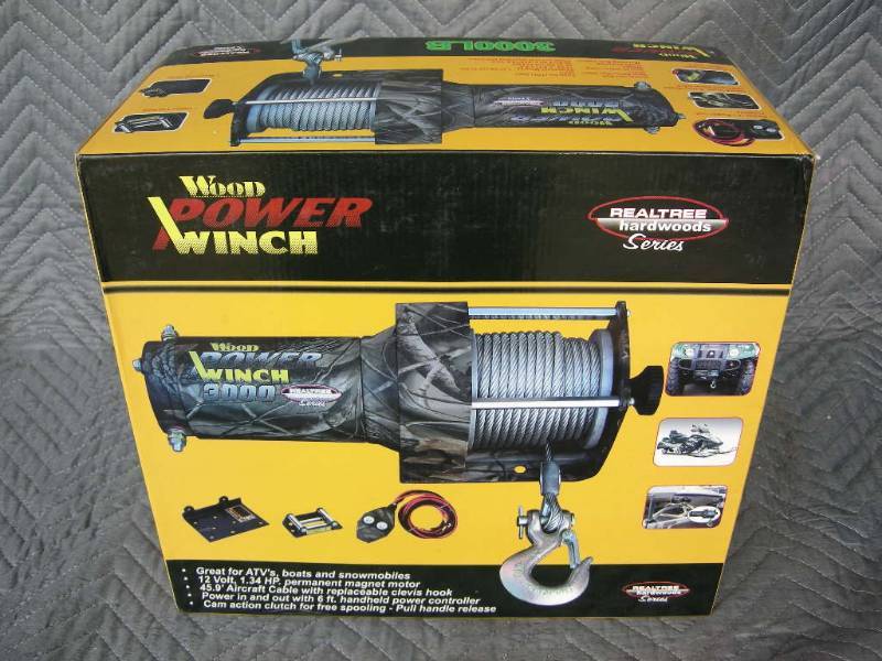 Wood Power 3000lb Winch