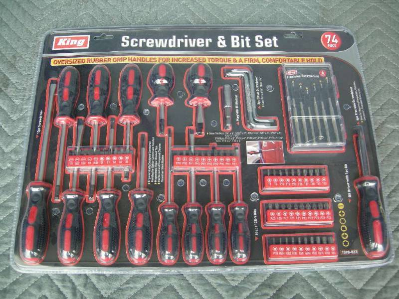 King Screwdriver and Bit Set
