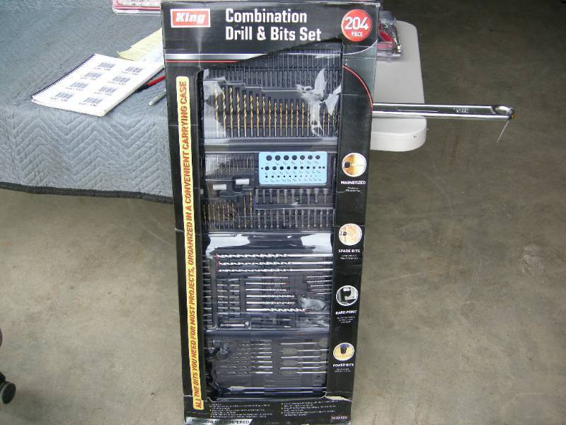 King Combination Drill and Bits Set