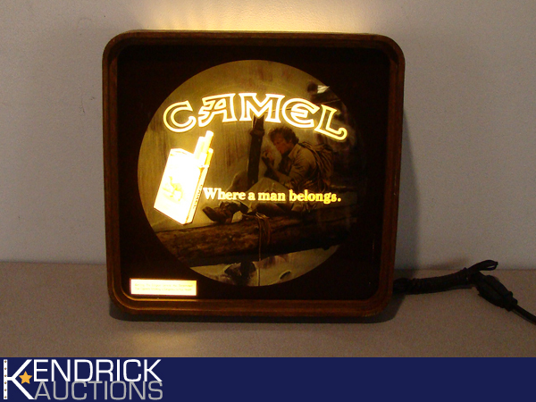Vintage NEW Illuminating Camel Advertising Sign