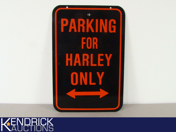 Newer Metal Harley Davidson Parking Sign