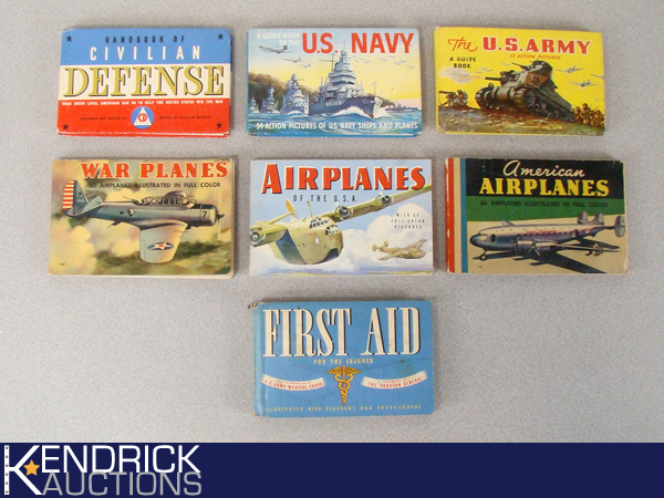 Lot of 7 Vintage 1940s Military Handbooks