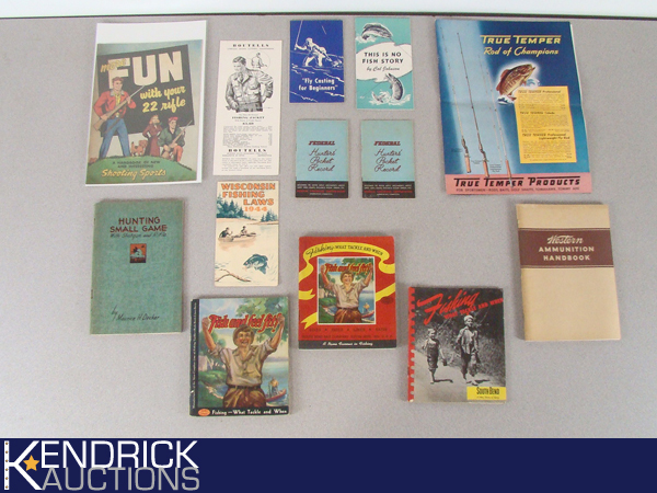 Lot of Vintage South Bend etc. Fishing etc. Catalogs, Brochures, etc.