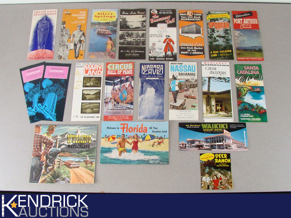 Lot of Vintage Travel Brochures