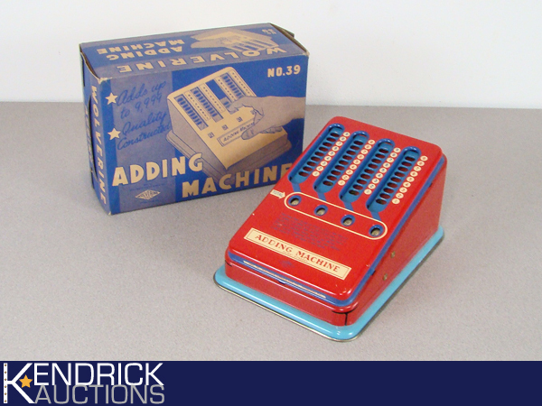 1940s New in Box Wolverine Adding Machine