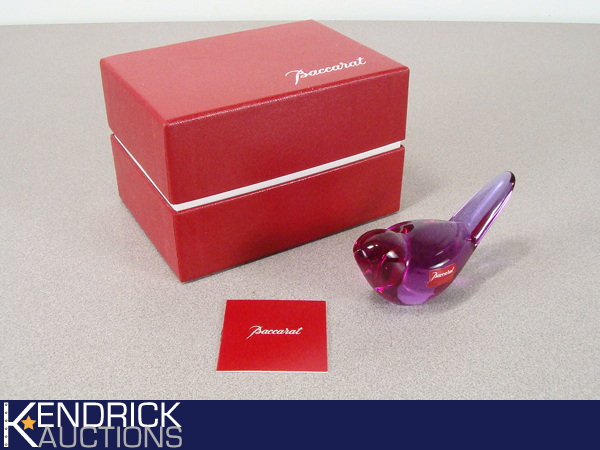 New Baccarat Crystal Bird