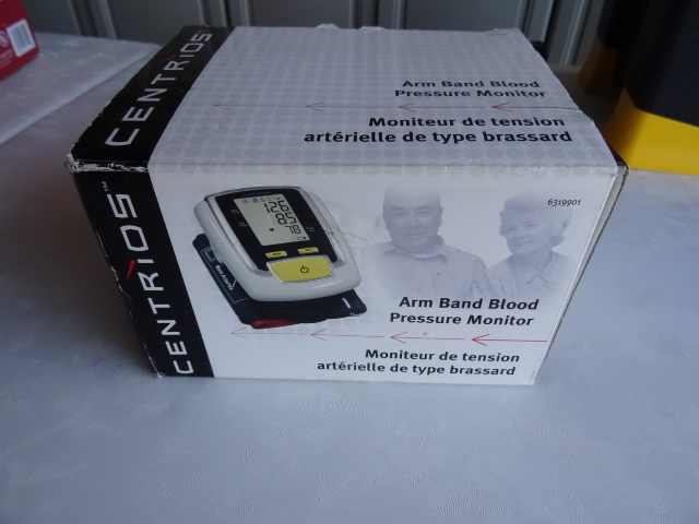 lot 49 image: centrios arm band blood pressure monitor