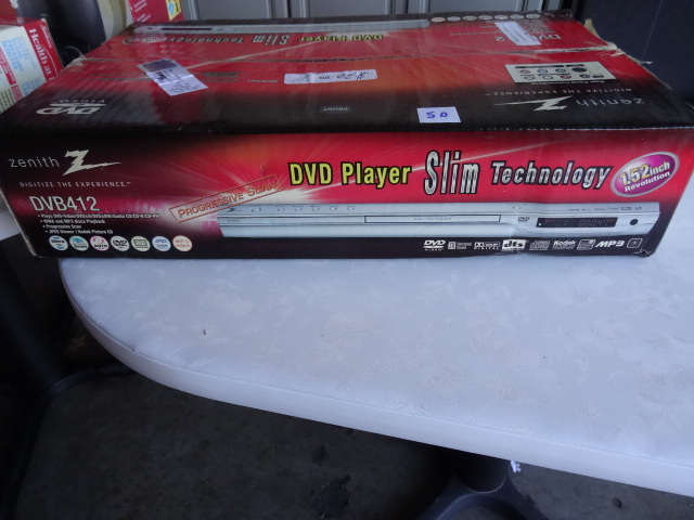 lot 50 image: zenith dvd player