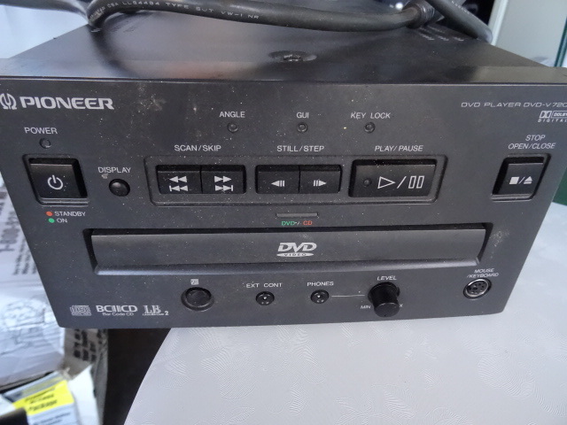 lot 107 image: pioneer dvd player dvd-v7200