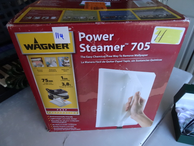 lot 114 image: wagner power steamer 705