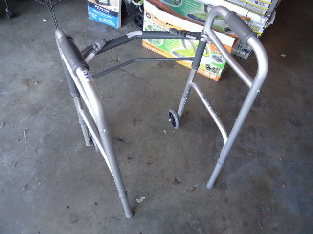 lot 126 image: medline folding walker