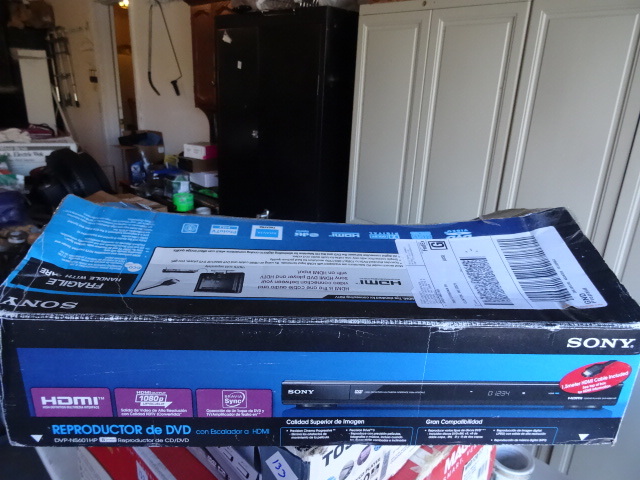 lot 134 image: sony cd dvd player hdmi dvp-ns601hp