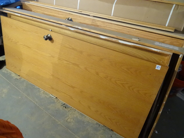 lot 151 image: doors hollow interior doors with frame