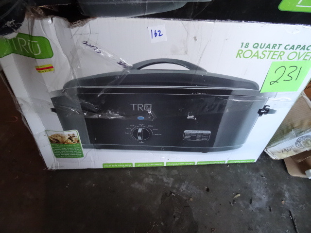 lot 162 image: tru 18 qt roaster oven