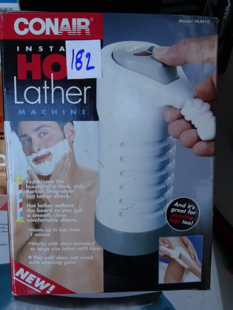 lot 182 image: con air instant hot lather machine