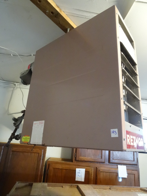 lot 193 image: reznor ceiling mount garage heater natural gas model f25
