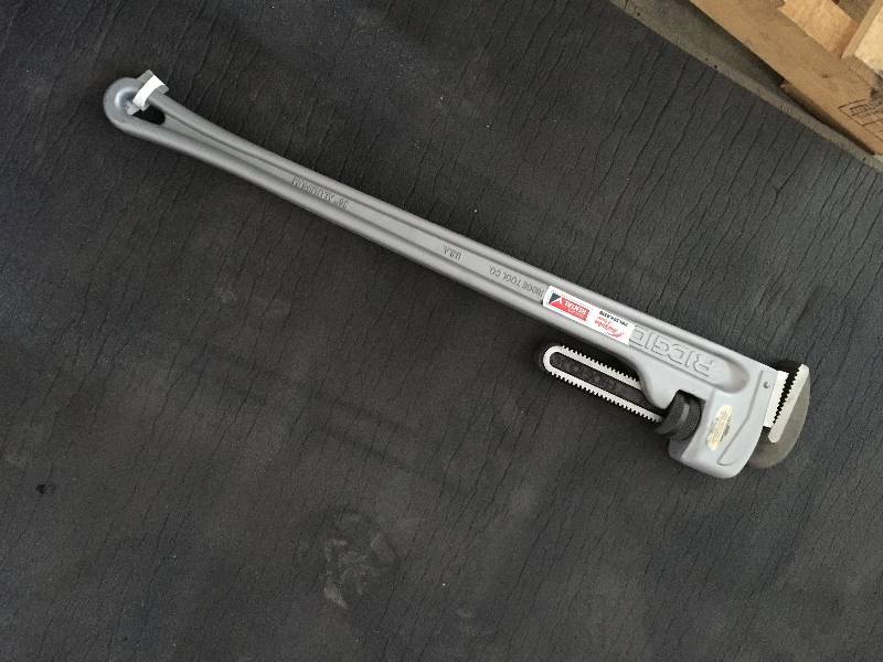 RIDGID  pipe wrench   Brand-new   36  aluminum