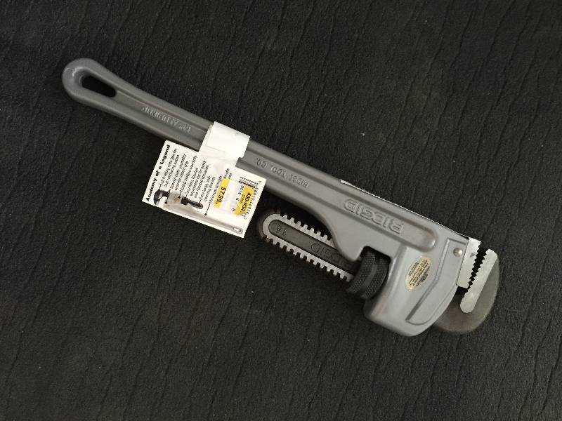 RIDGID  pipe wrench   Brand-new   14 aluminum