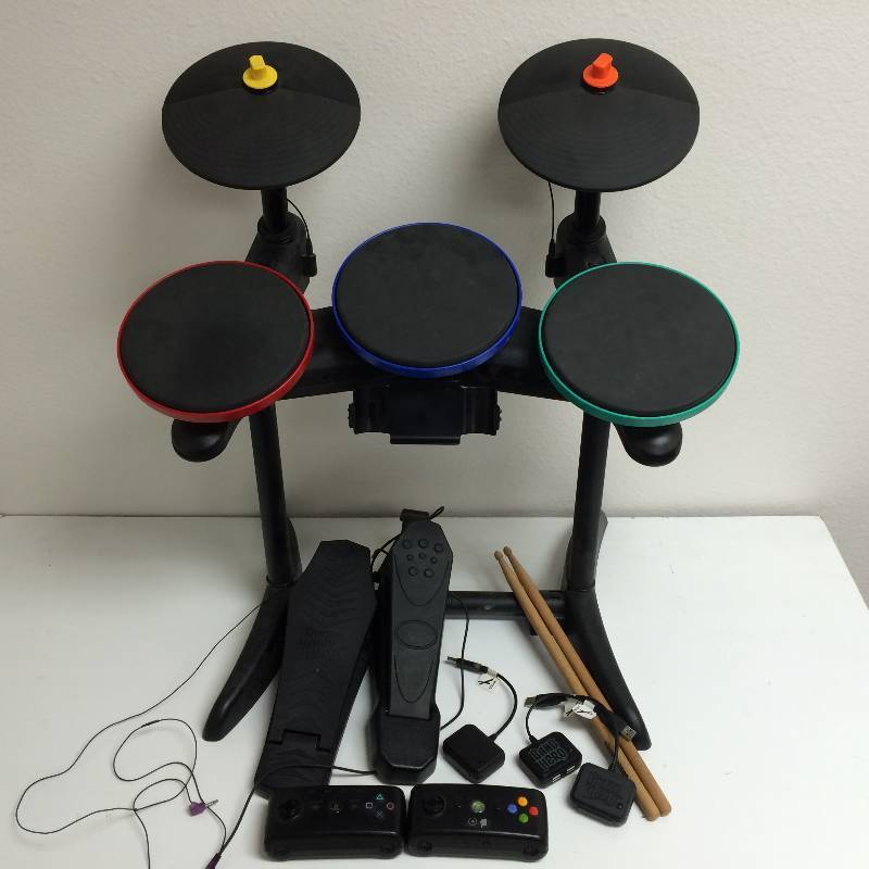 Guitar Hero Drum Set and Accessories