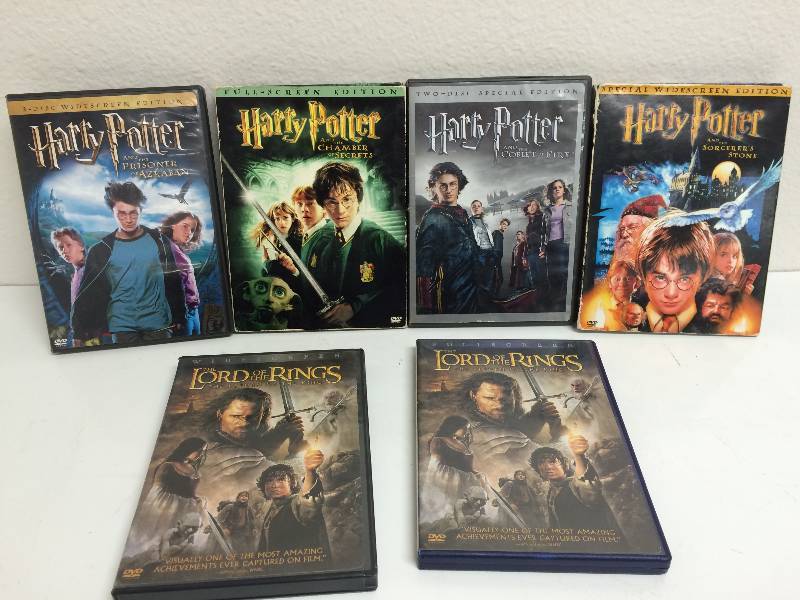 Harry PotterLord of the Rings DVDs