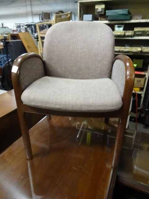 lot 124 image: Wood Framed Side Chair