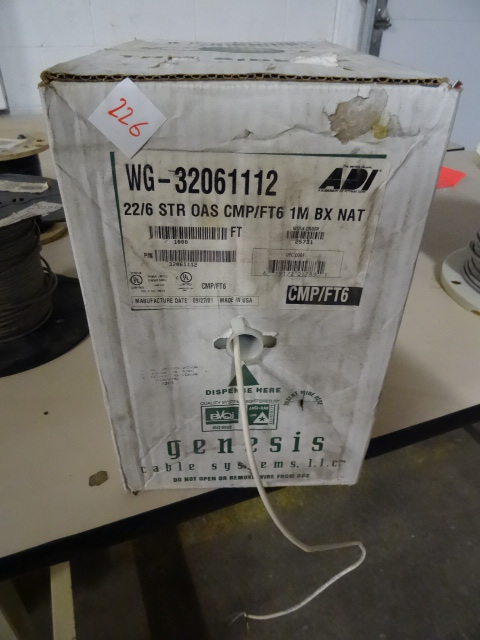 lot 226 image: Box of Telephone Wire