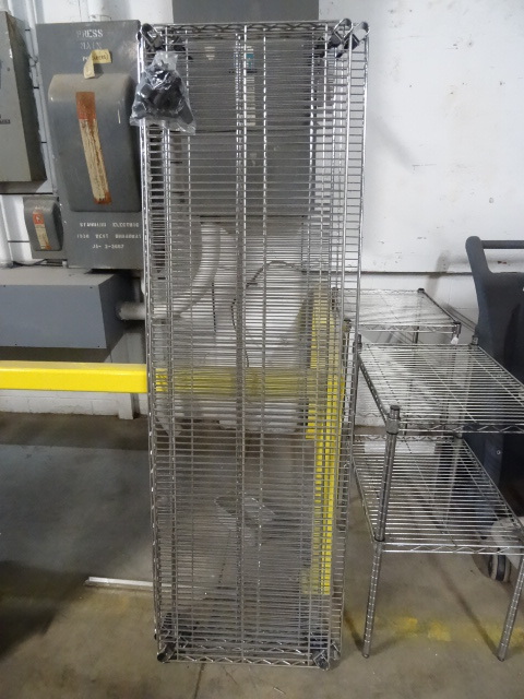 lot 222 image: 2 NSF Wire Shelves 21 X 72