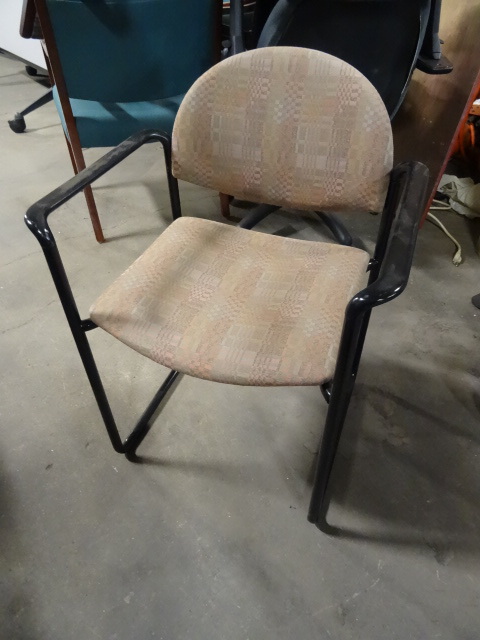 lot 178 image: 2 Matching Metal Framed Side Chairs