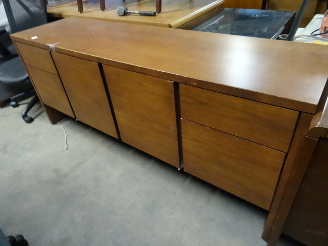 lot 104 image: 4 Drawer and 2 Door Office Credenza