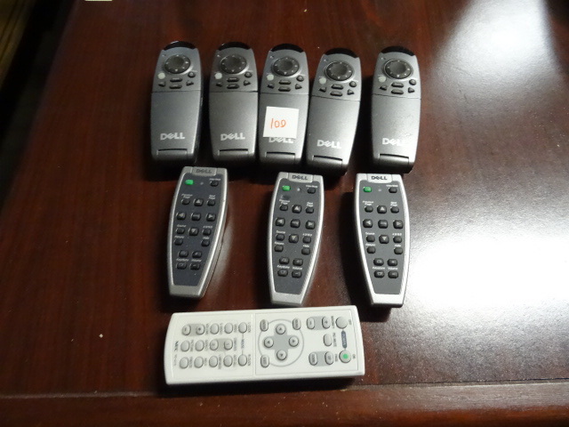 lot 100 image: Dell Projector Remotes