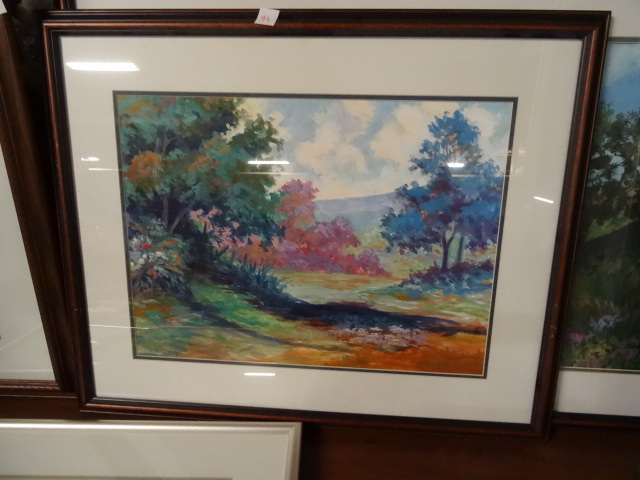 lot 94 image: Framed Print 32 X 26
