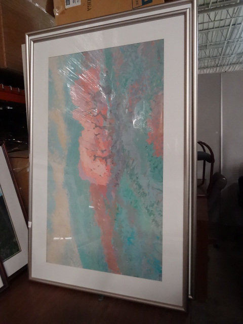 lot 92 image: Framed Print 49 X 33