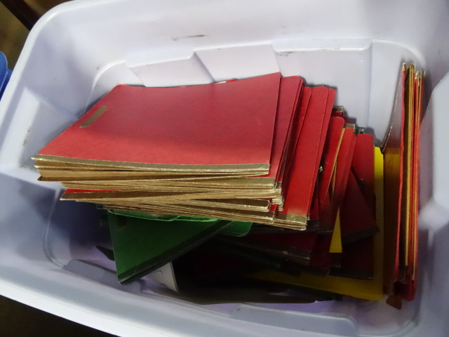 lot 76 image: Misc Records Keeping Folders