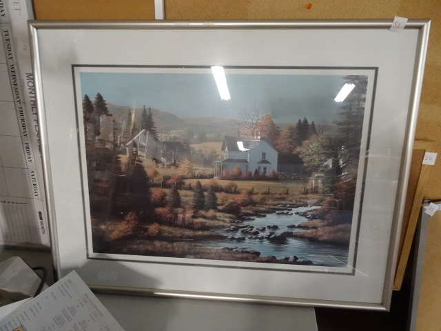 lot 52 image: Golden Days Framed Print Bill Saunders