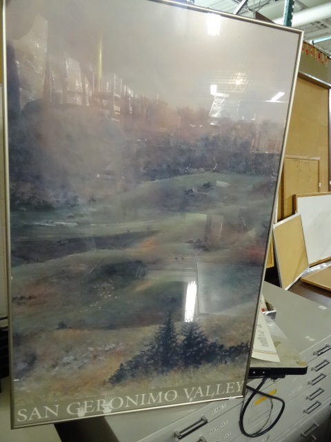 lot 50 image: 25 X 39 Framed Print