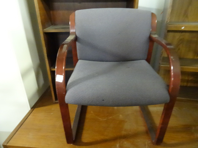 lot 42 image: Wood Framed Side Chair