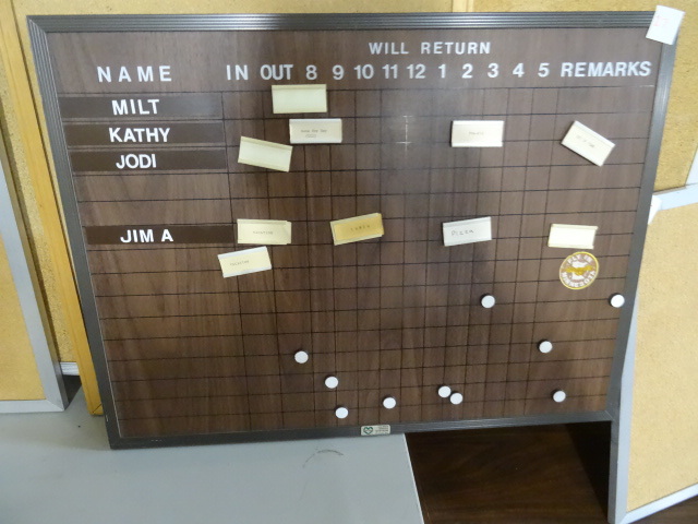 lot 27 image: Magnetic In and Out Board