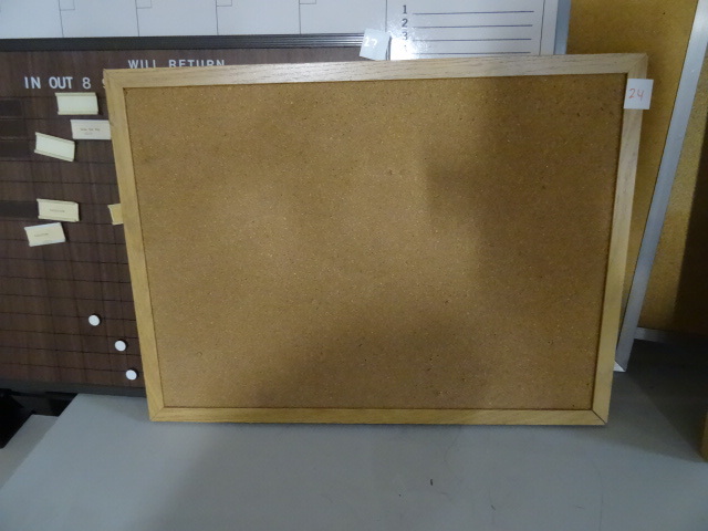 lot 24 image: 23 X 17 Cork Board