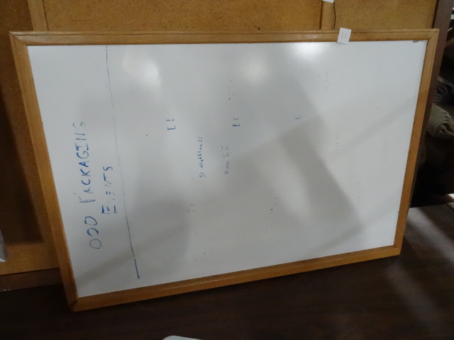 lot 21 image: 36 X 24 White Board