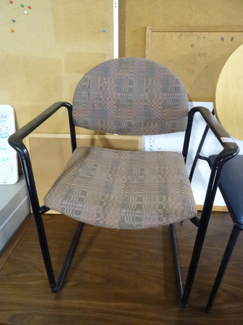 lot 14 image: Metal Framed Side Chair
