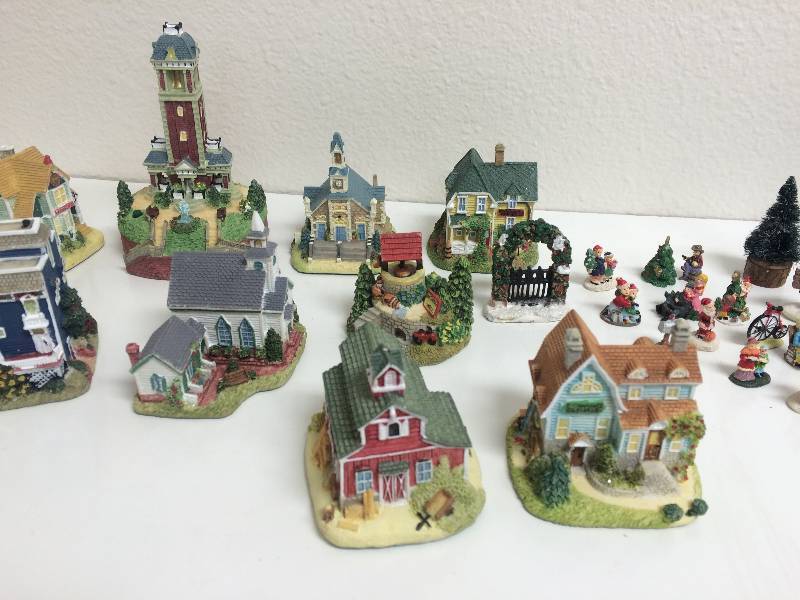 Winter Village Set, Lights, Tea Light Set