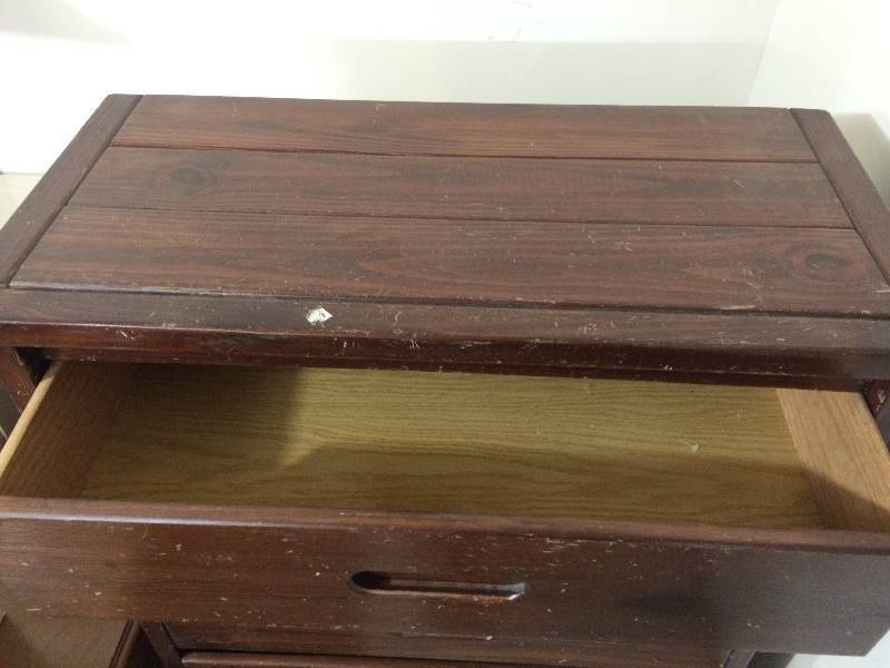 5 Drawer Wooden Dresser