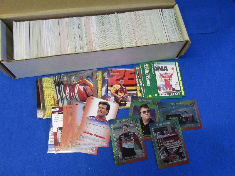 lot 4 image: Misc NASCAR cards ...