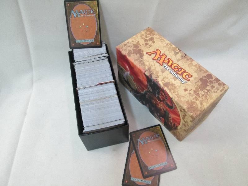 lot 46 image: Magic The Gathering game cards...